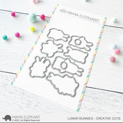 Mama Elephant Creative Cuts - Lunar Bunnies